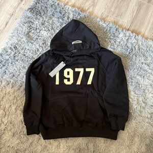 1977 Black Essentials Hoodie